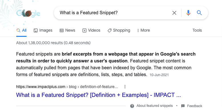 What is a Featured Snippet?